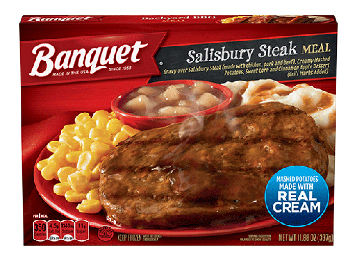 banquet salisbury steak meal