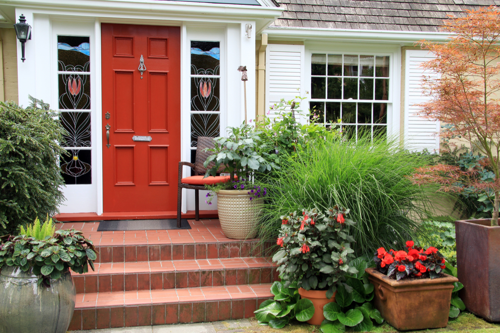 Planters Outside Home Boosting Your Home's Curb Appeal