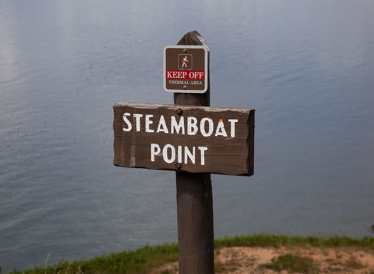 sign for steamboat point wyoming