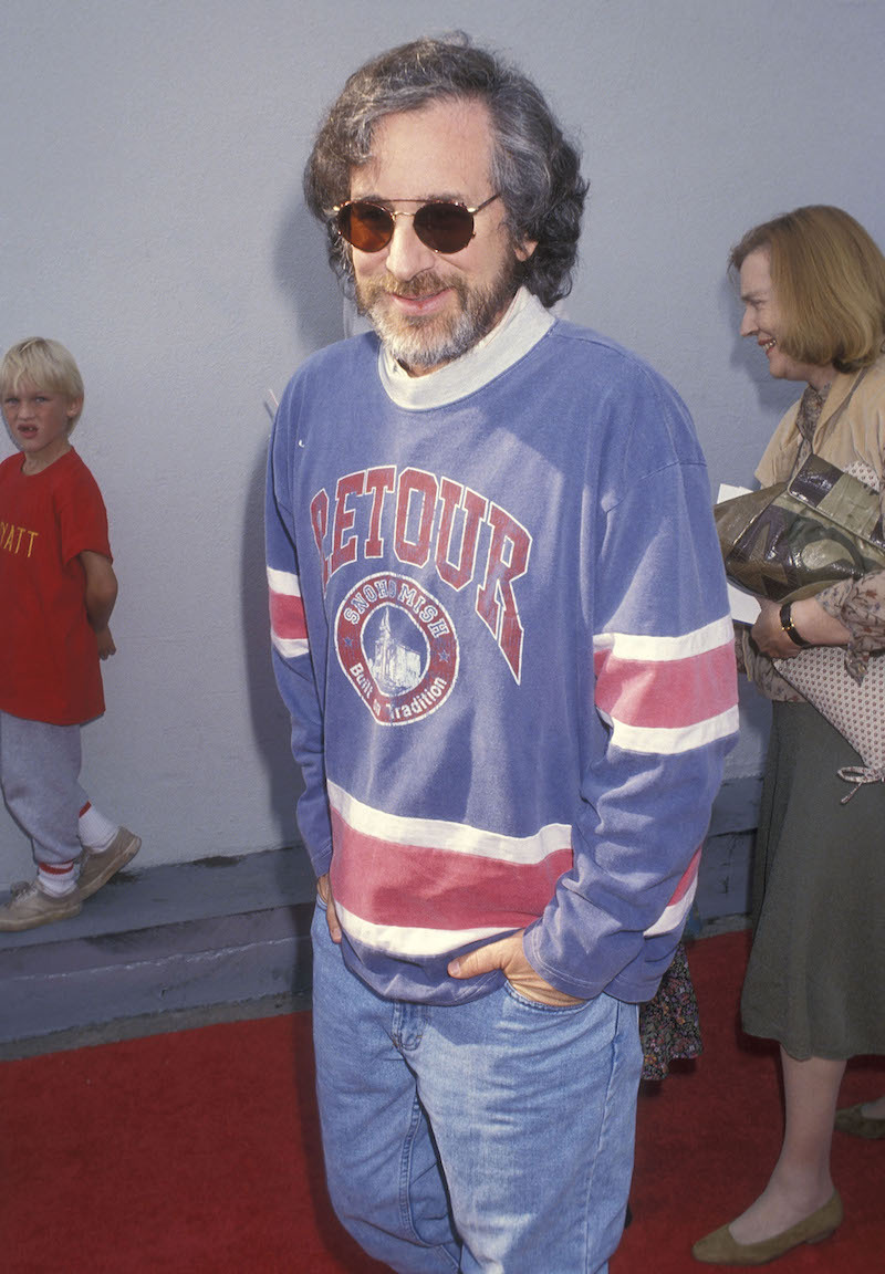 Steven Spielberg at the premiere of 