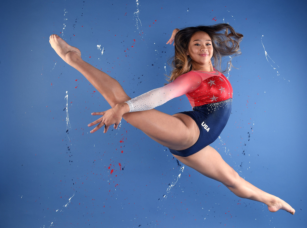 Gymnast Suni Lee poses for a portrait during the Team USA Tokyo 2020 Olympic shoot on November 22, 2019 in West Hollywood, California.