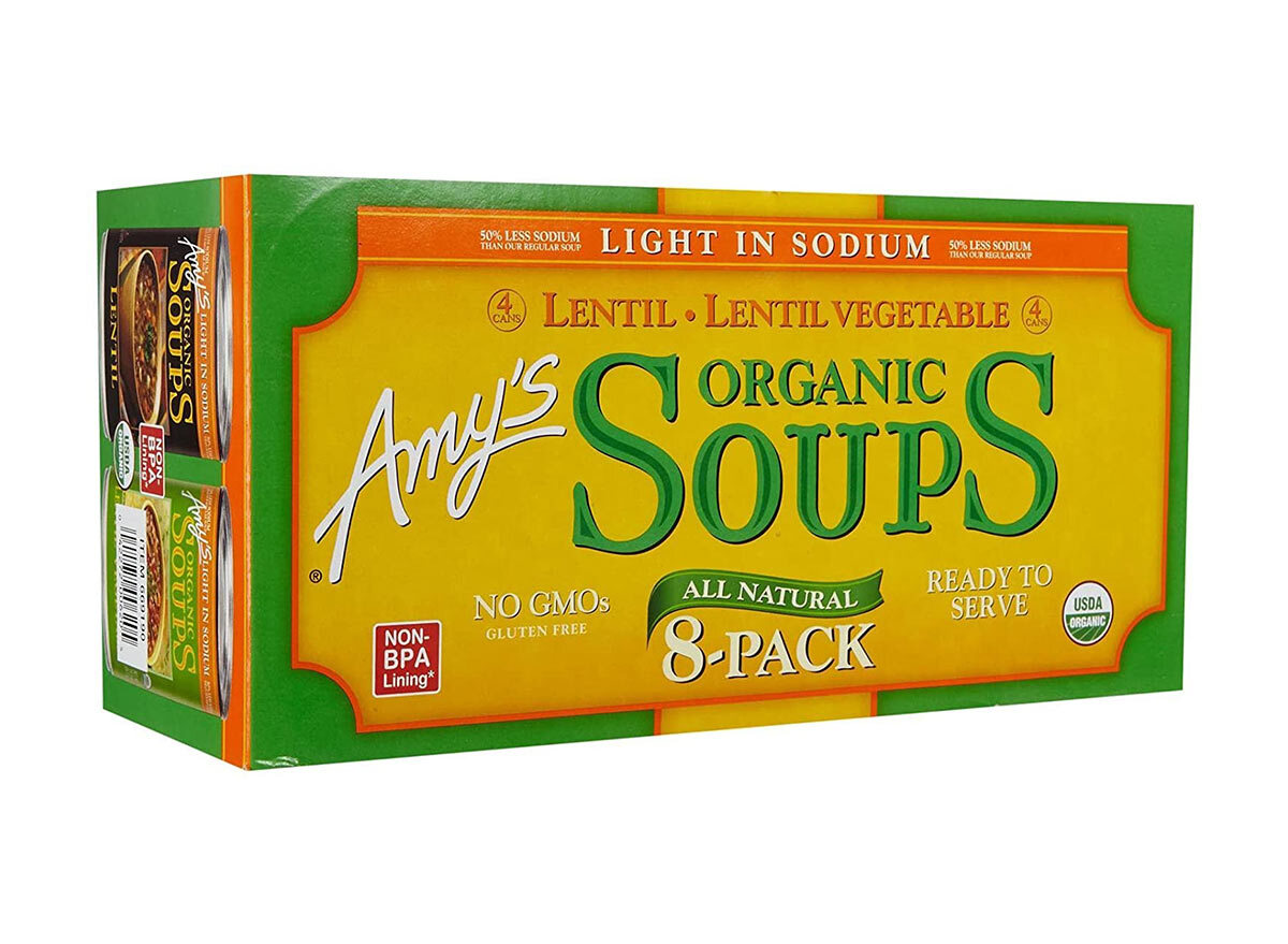 amys lentil soup 8 pack