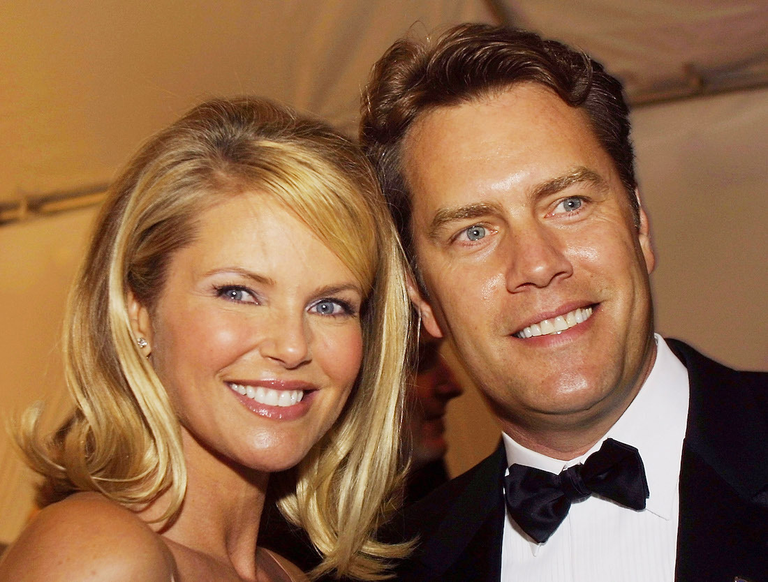 Christie Brinkley and Peter Cook at a White House Correspondents Dinner party in 2002
