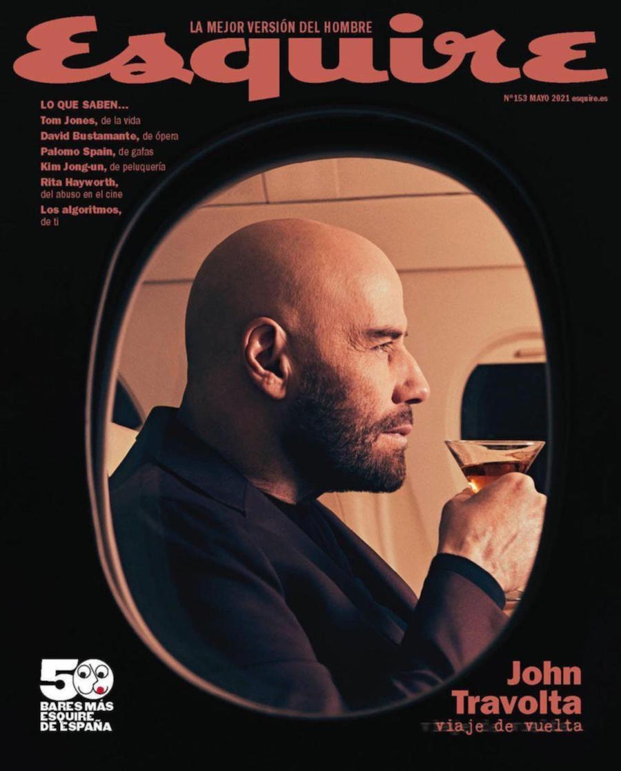 John Travolta on the cover of 