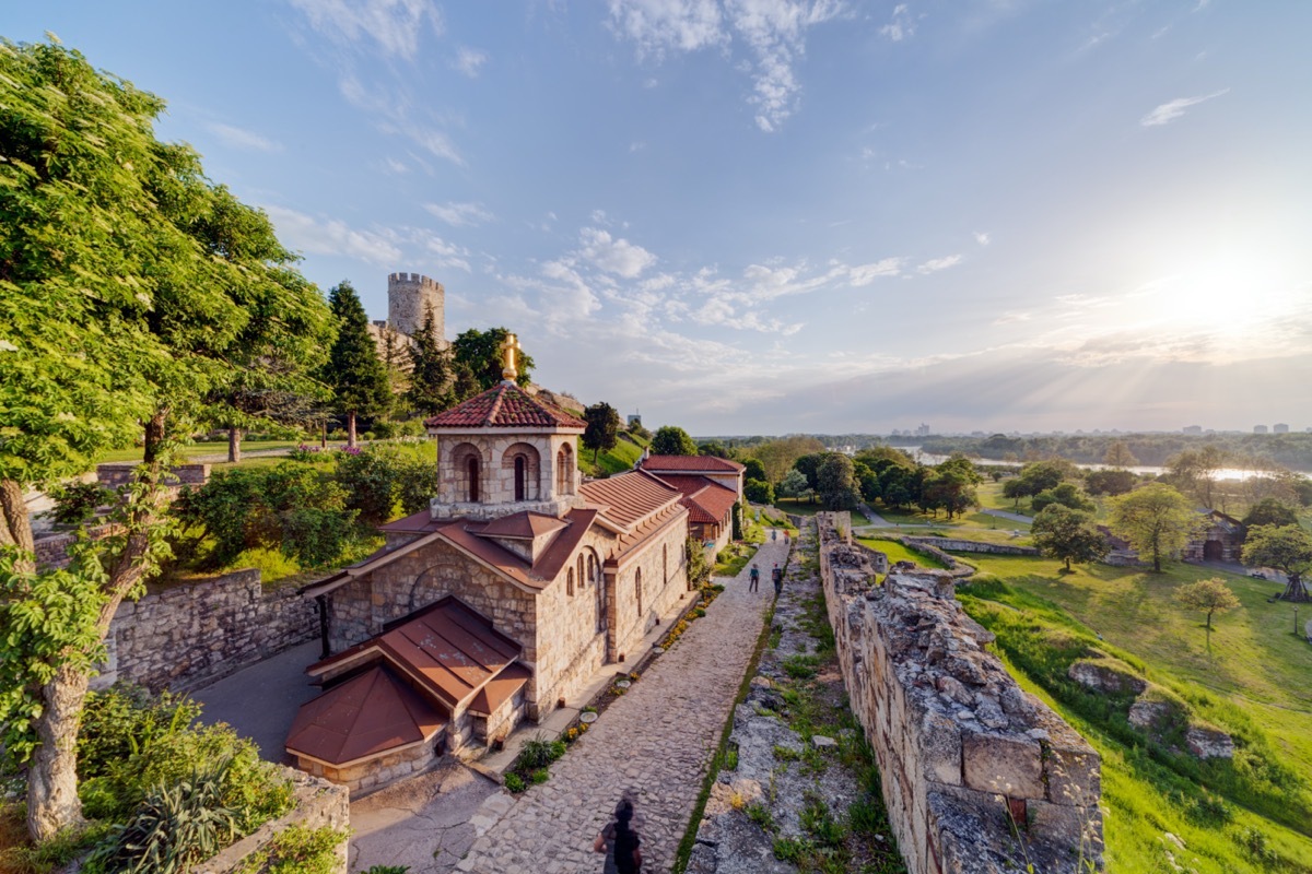 belgrade fortress in serbia