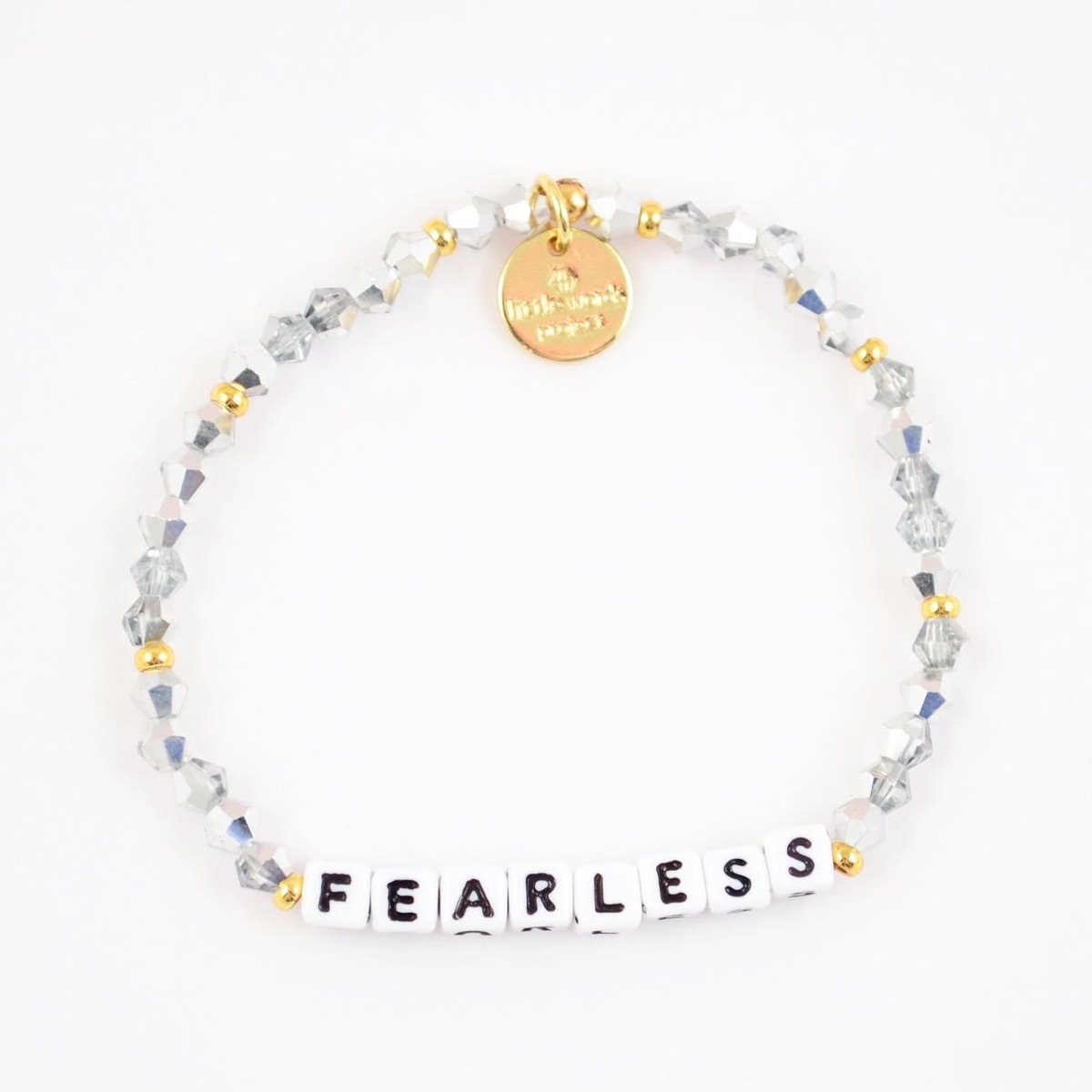 bracelet with the word fearless on it
