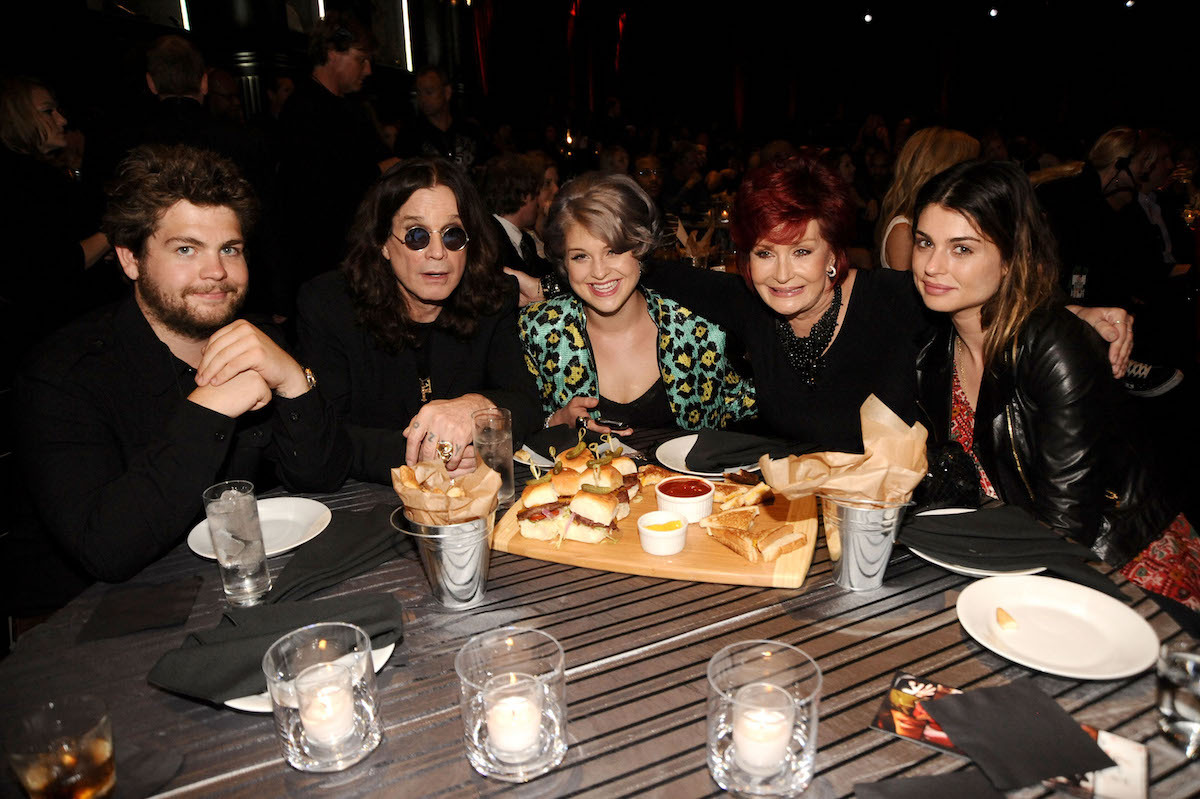Jack, Ozzy, Kelly, Sharon, and Aimee Osbourne at Spike TV's Guys Choice Awards in 2010