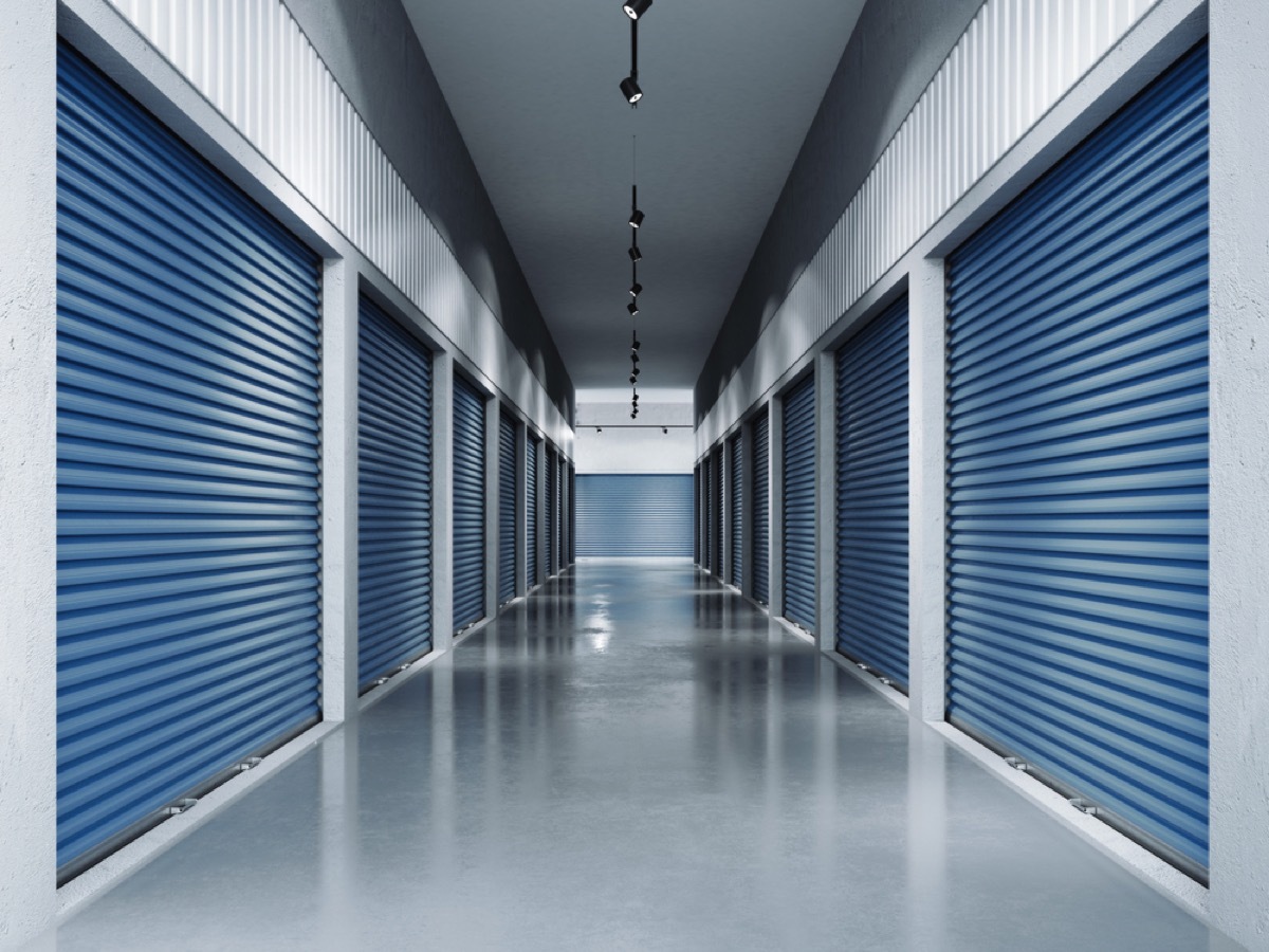 storage facility, downsizing your home