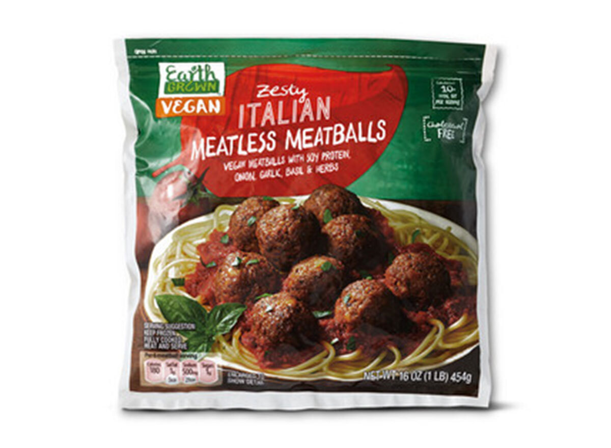 aldi zesty italian meatless meatballs