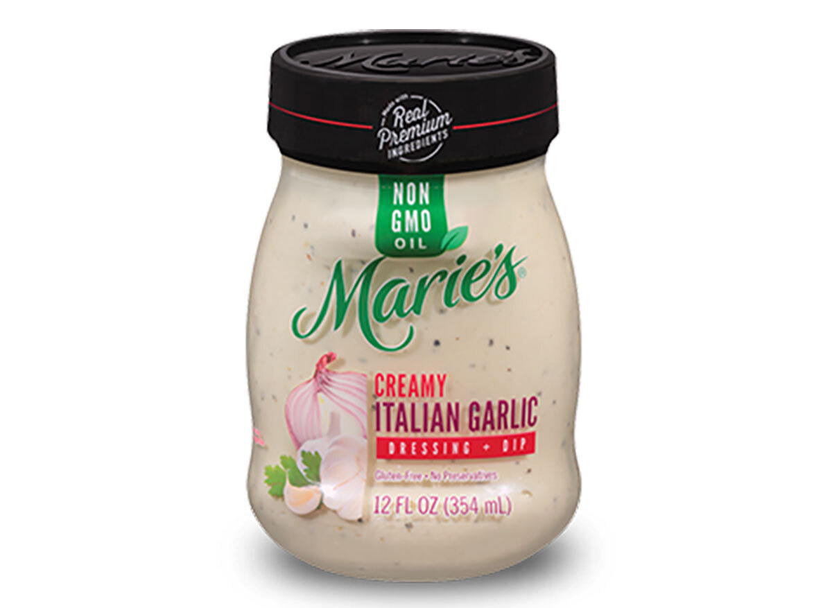 jar of maries creamy italian garlic dip