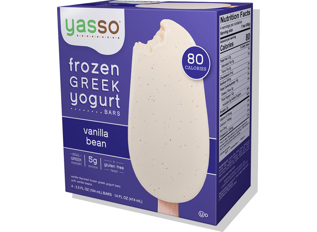 Yasso greek yogurt vanilla bar