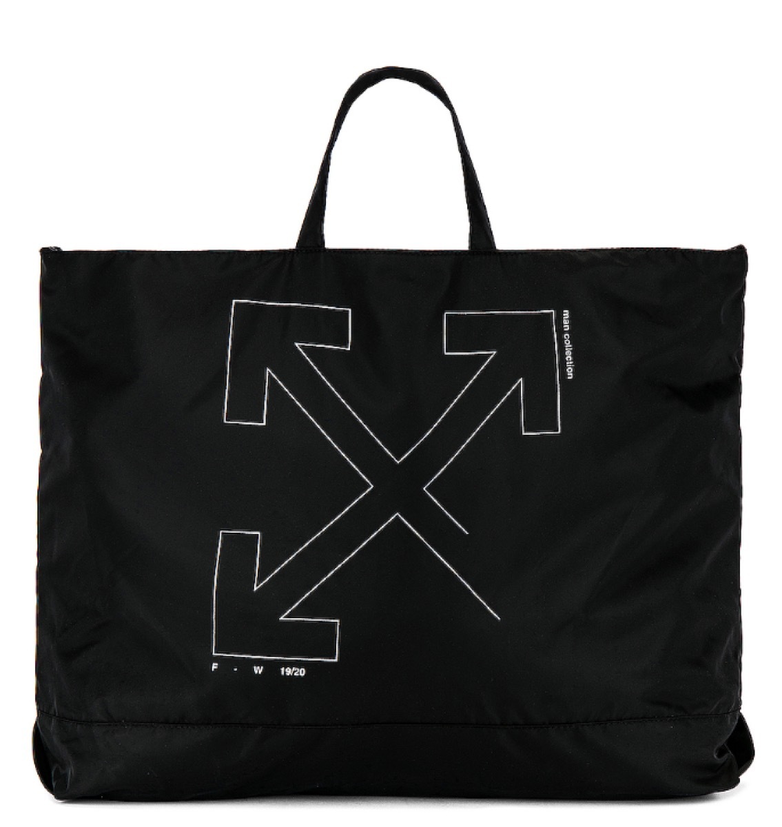 black bag with off-white logo, luxury beach bags