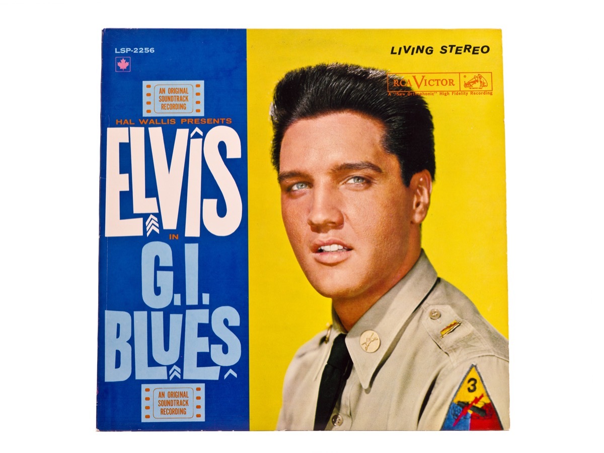 Elvis GI Blues features The King in military garb, celebrities who served
