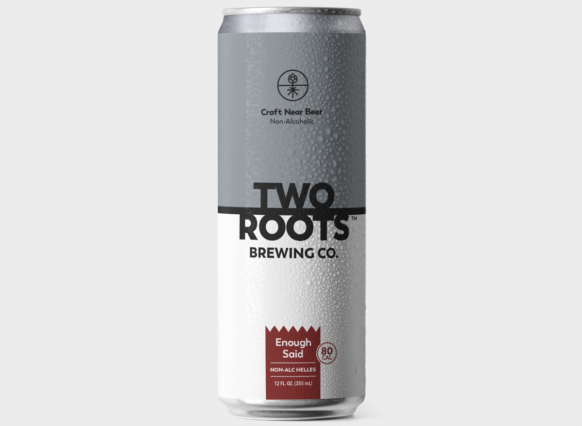 two roots brewing co enough said non alc helles