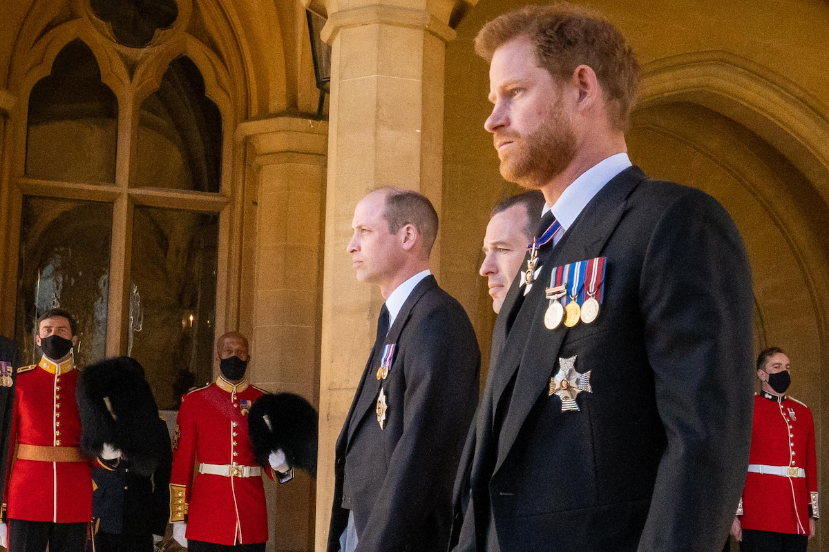 Prince William, Duke of Cambridge, Prince Harry, Duke of Sussex, Peter Phillips