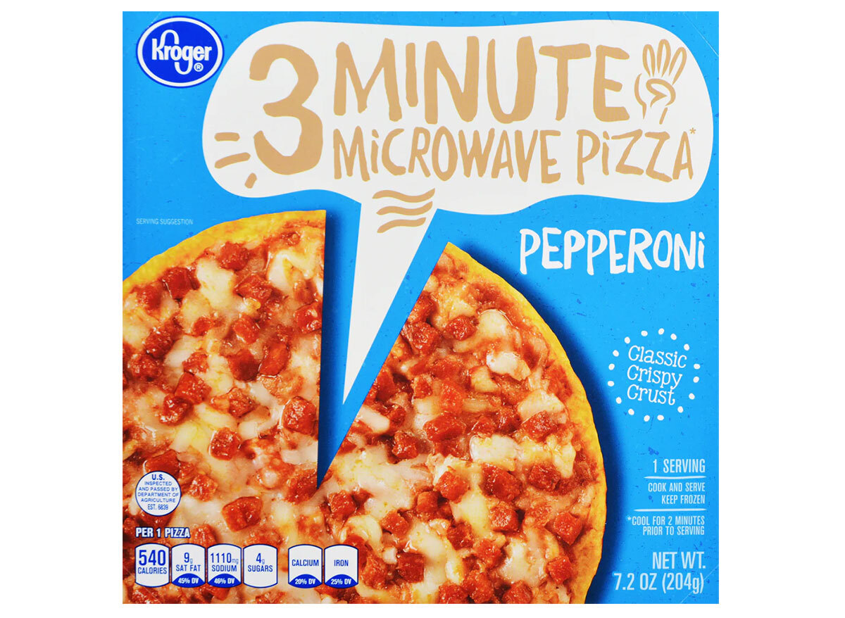 kroger microwave pepperoni pizza box
