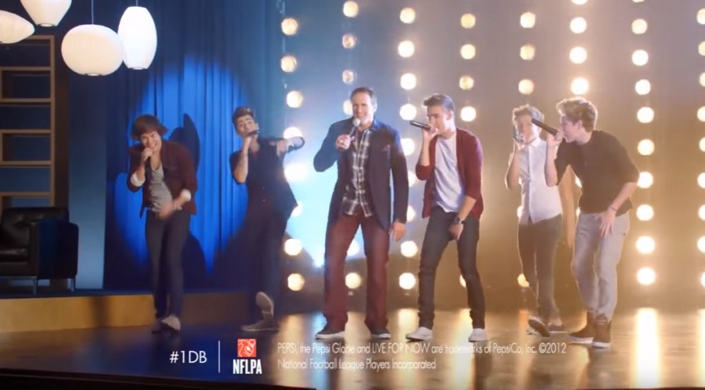 One Direction and Drew Brees Pepsi Celebrity Commercials