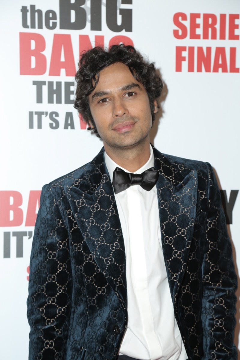 Kunal Nayyar at 'The Big Bang Theory' Series Finale Party in 2019