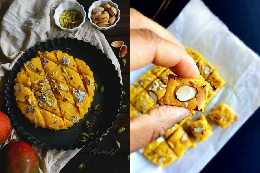 Mango Coconut Burfi | 12 Best Indian Desserts | Her Beauty