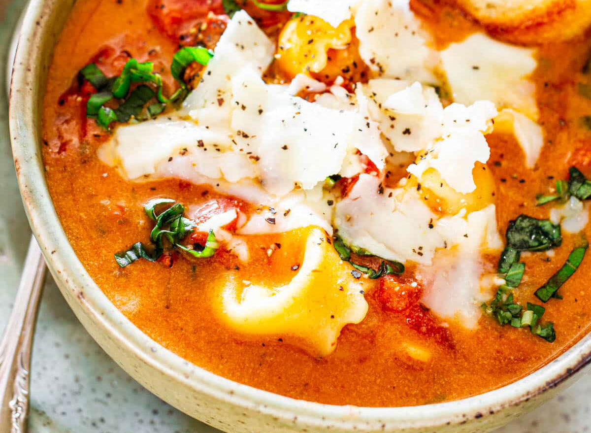 campbell's soup recipe tomato tortellini soup
