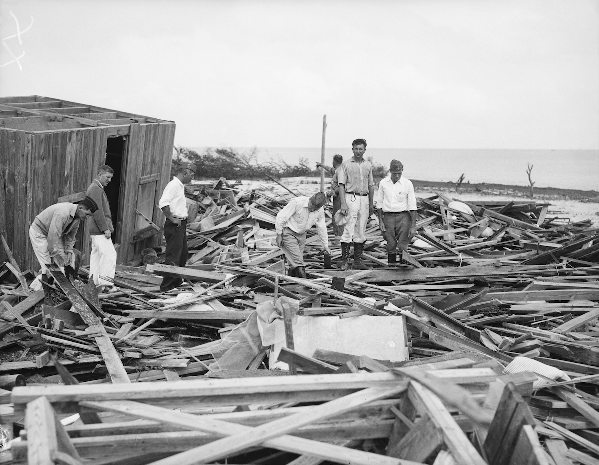 Aftermath of 1935 Florida Keys Hurricane