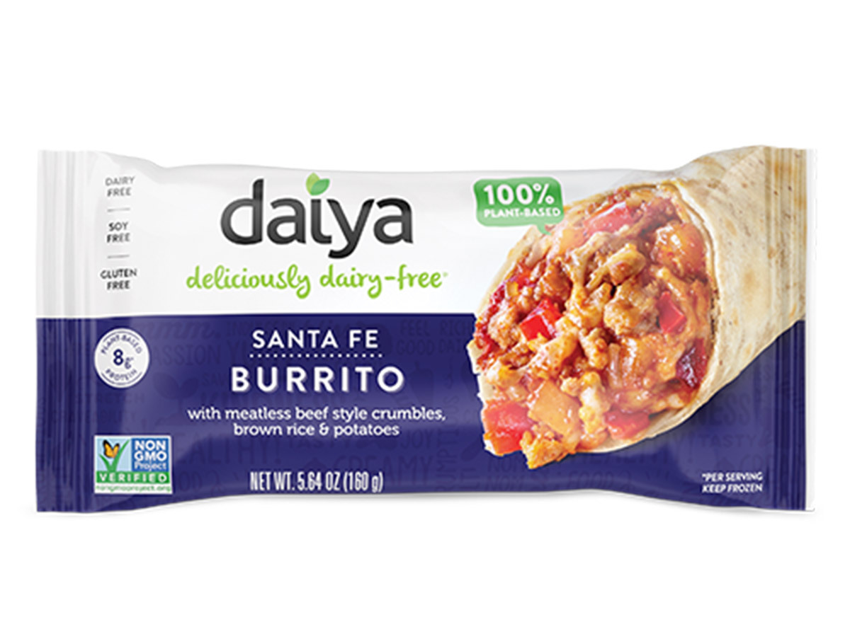 daiya dairy free burrito in package