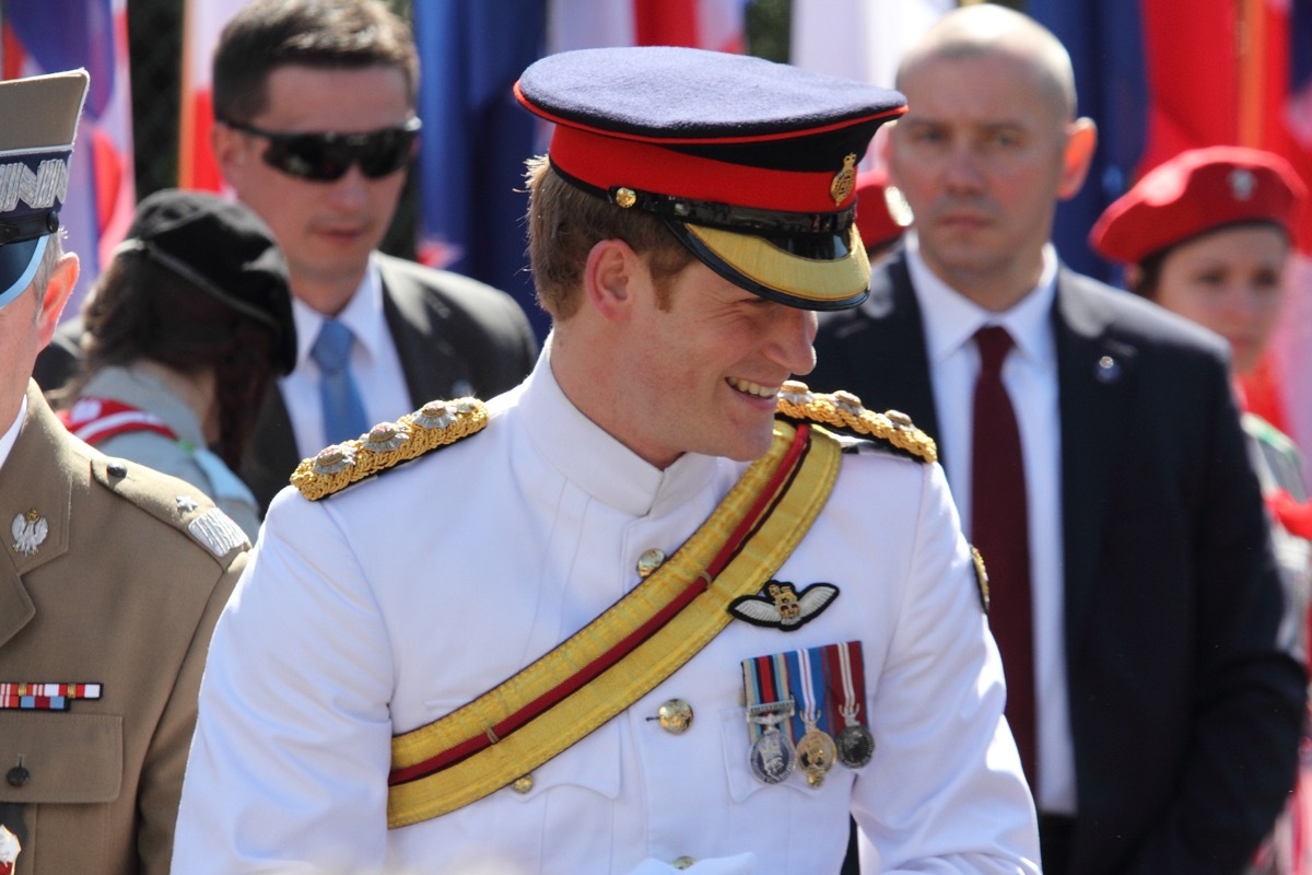prince harry in uniform, prince harry father