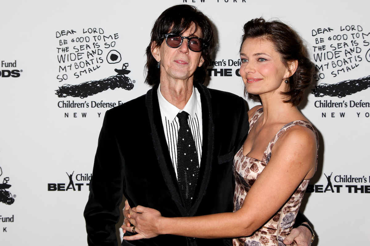 Ric Ocasek and Paulina Porizkova at an event in 2010