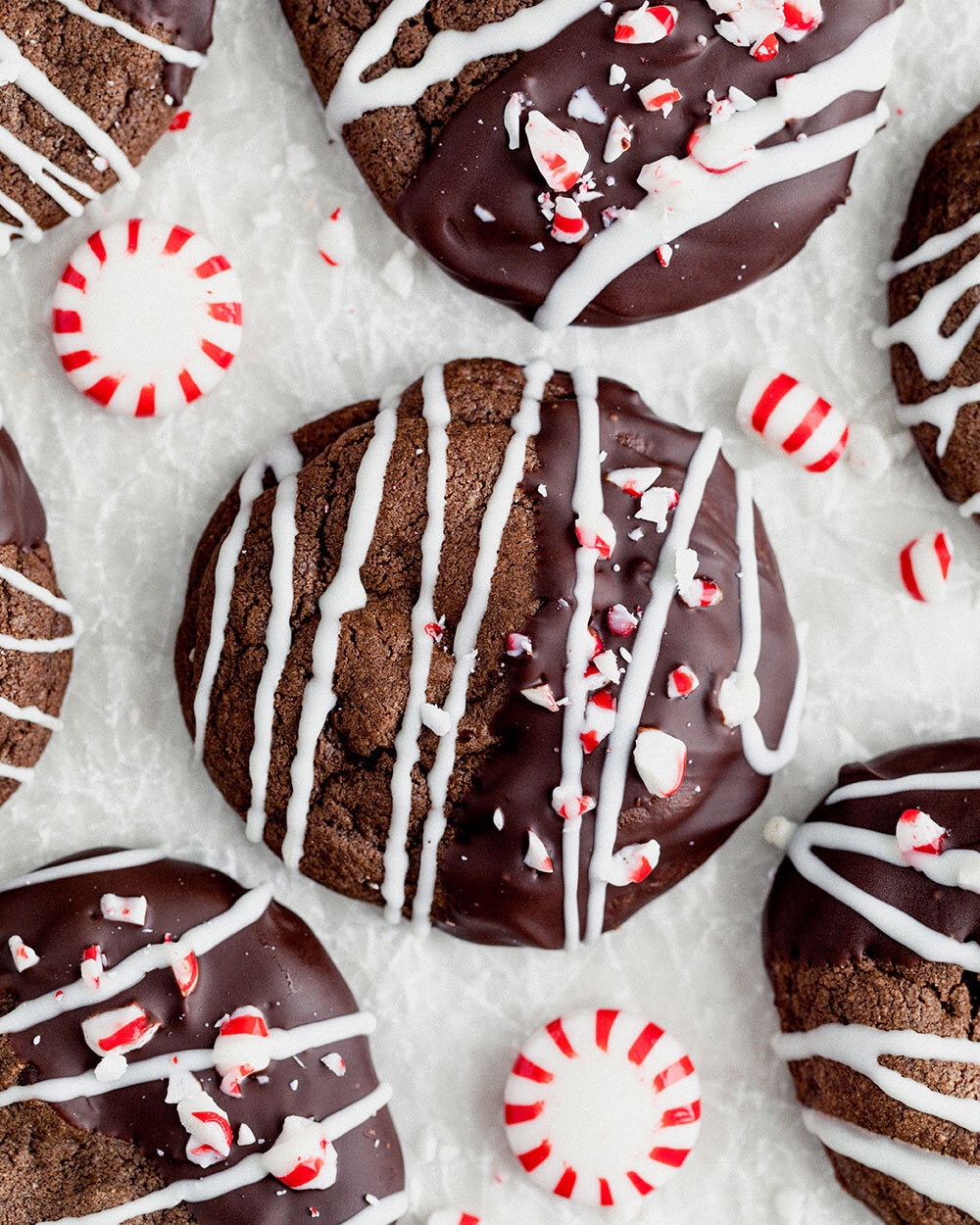 Death by chocolate peppermint cookies