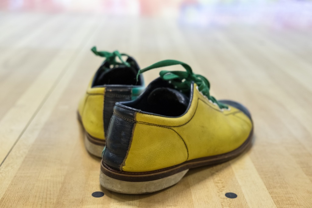 Bowling shoes, what to give up in your 40s