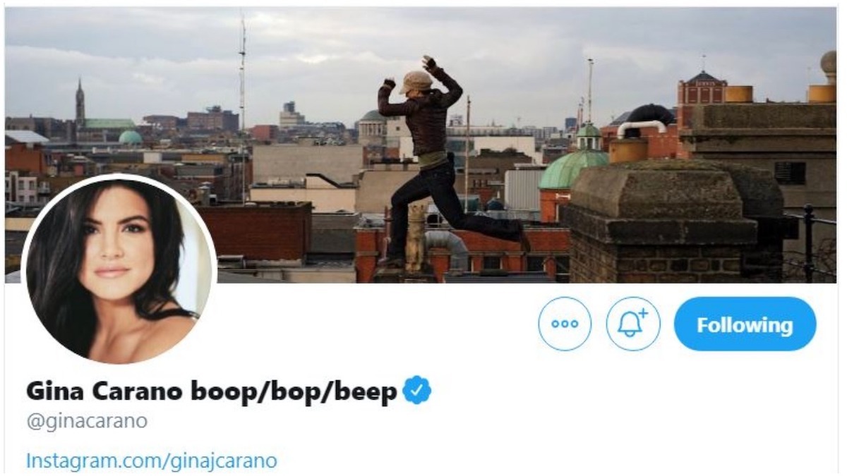 Gina Carano mocks pronouns on Twitter