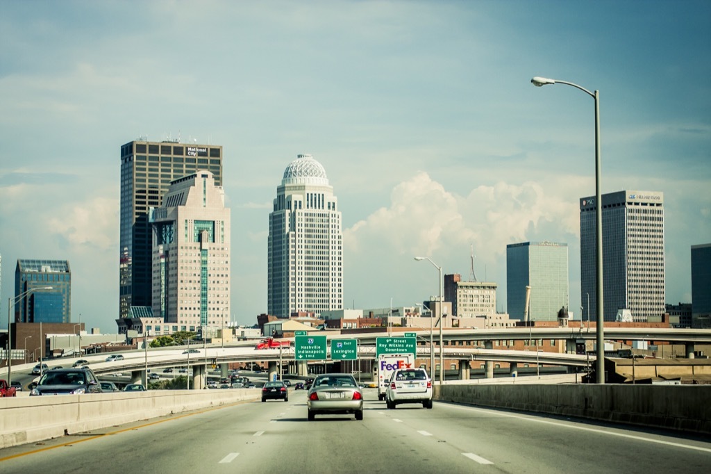 louisville ky worst cities to drive in