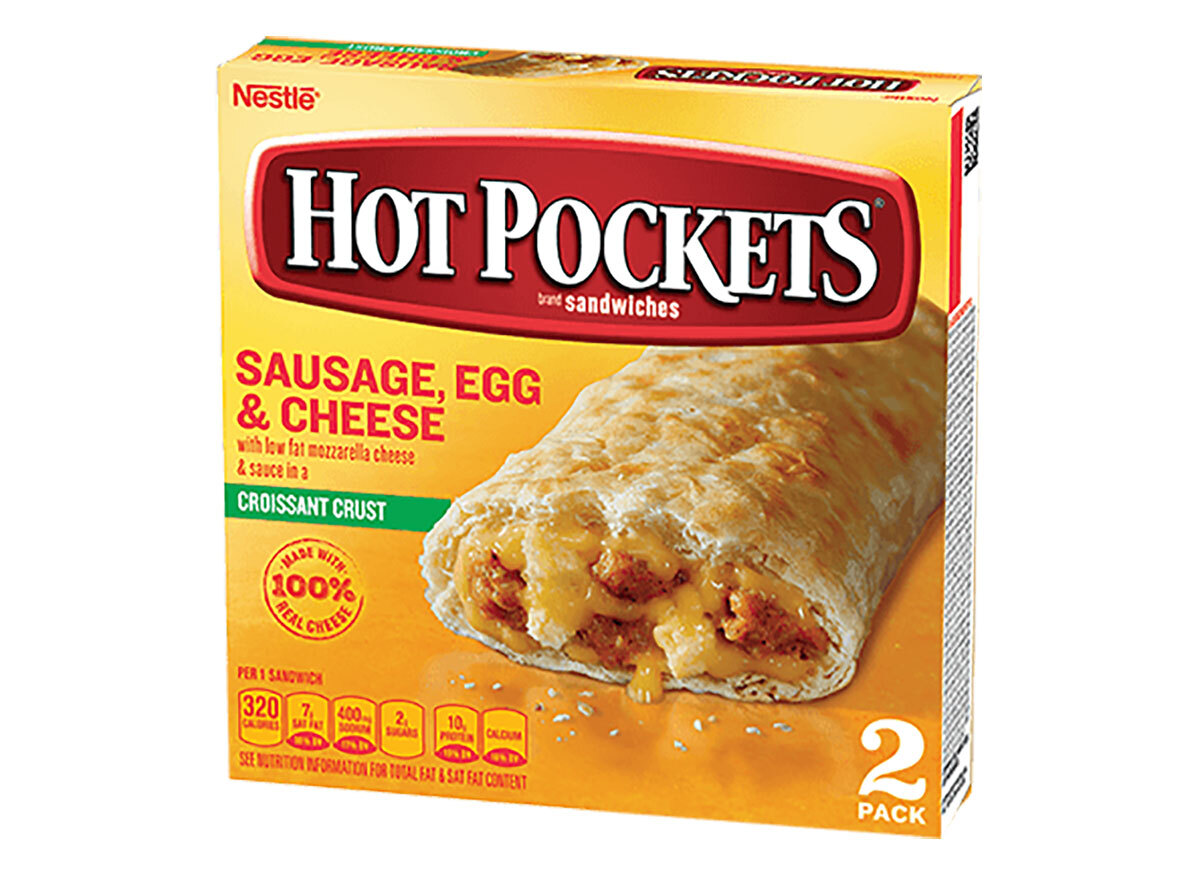 sausage egg and cheese hot pockets