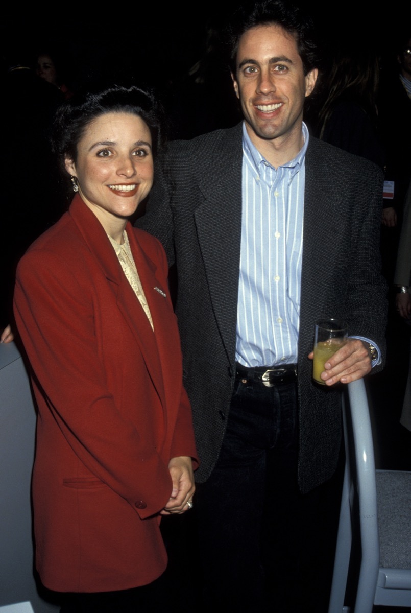 Julia Louis-Dreyfus and Jerry Seinfeld in 1993