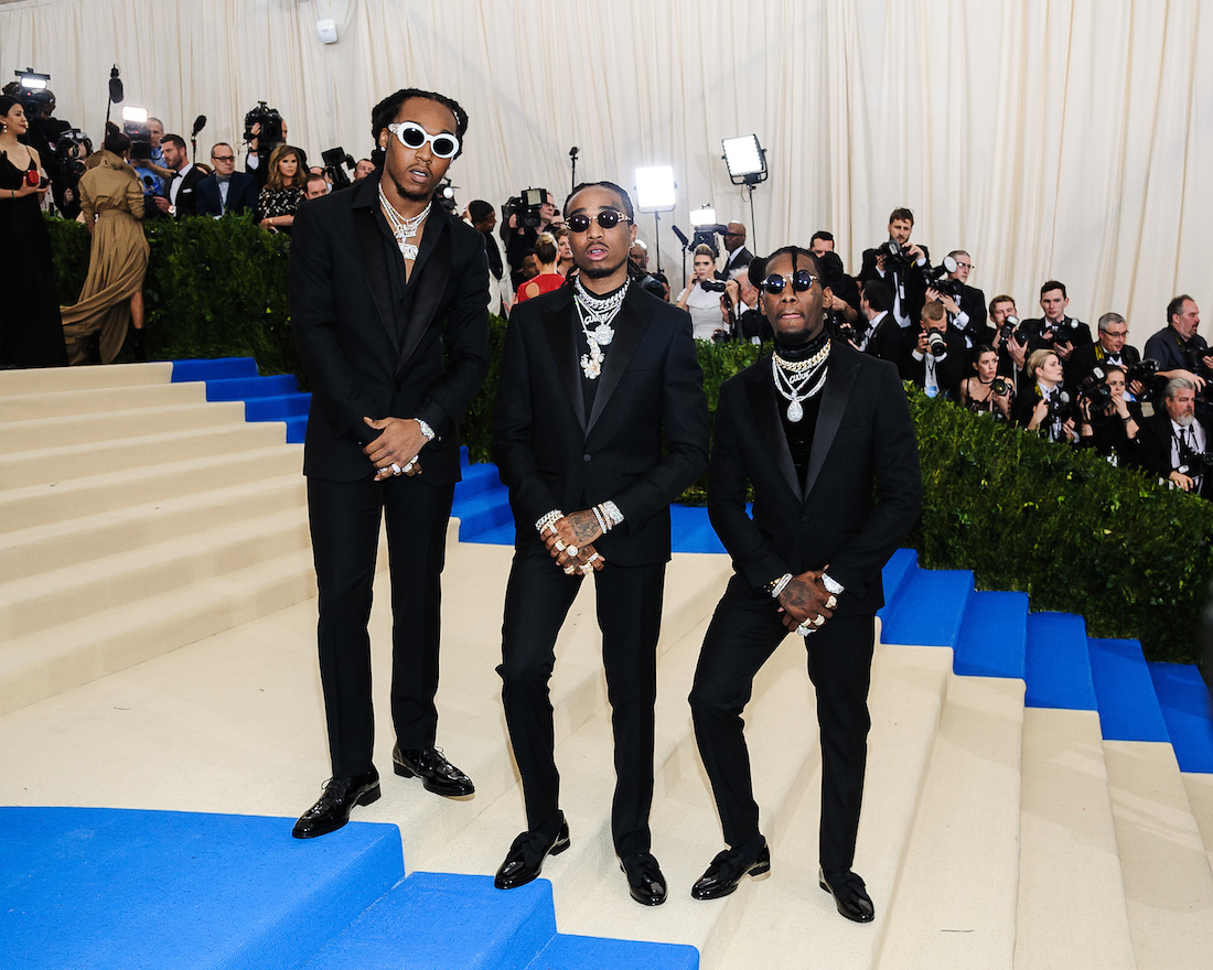 Migos at the Met Gala in 2017