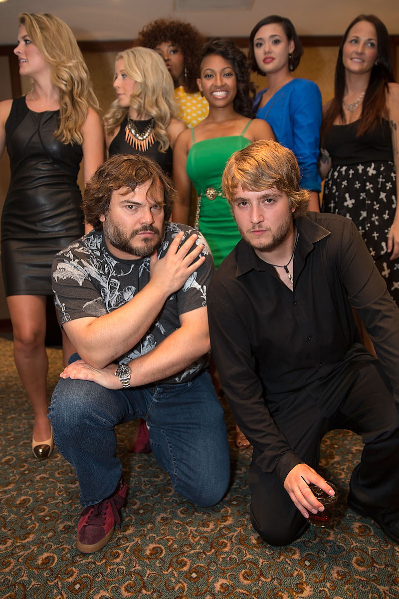 Jack Black and Kevin Clark at a 10-year 