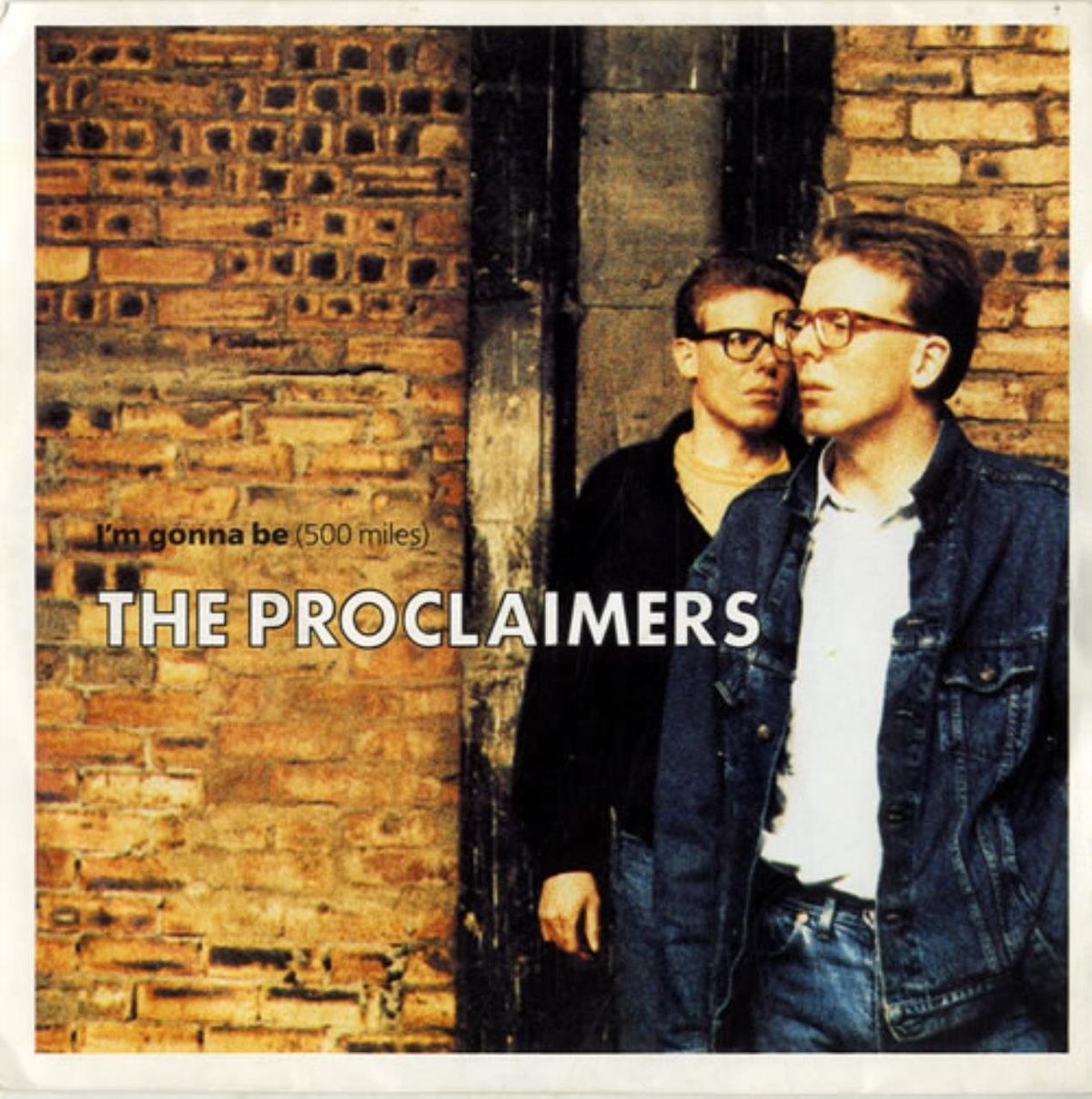 the proclaimers album cover for 500 miles, a 1980s one-hit wonder