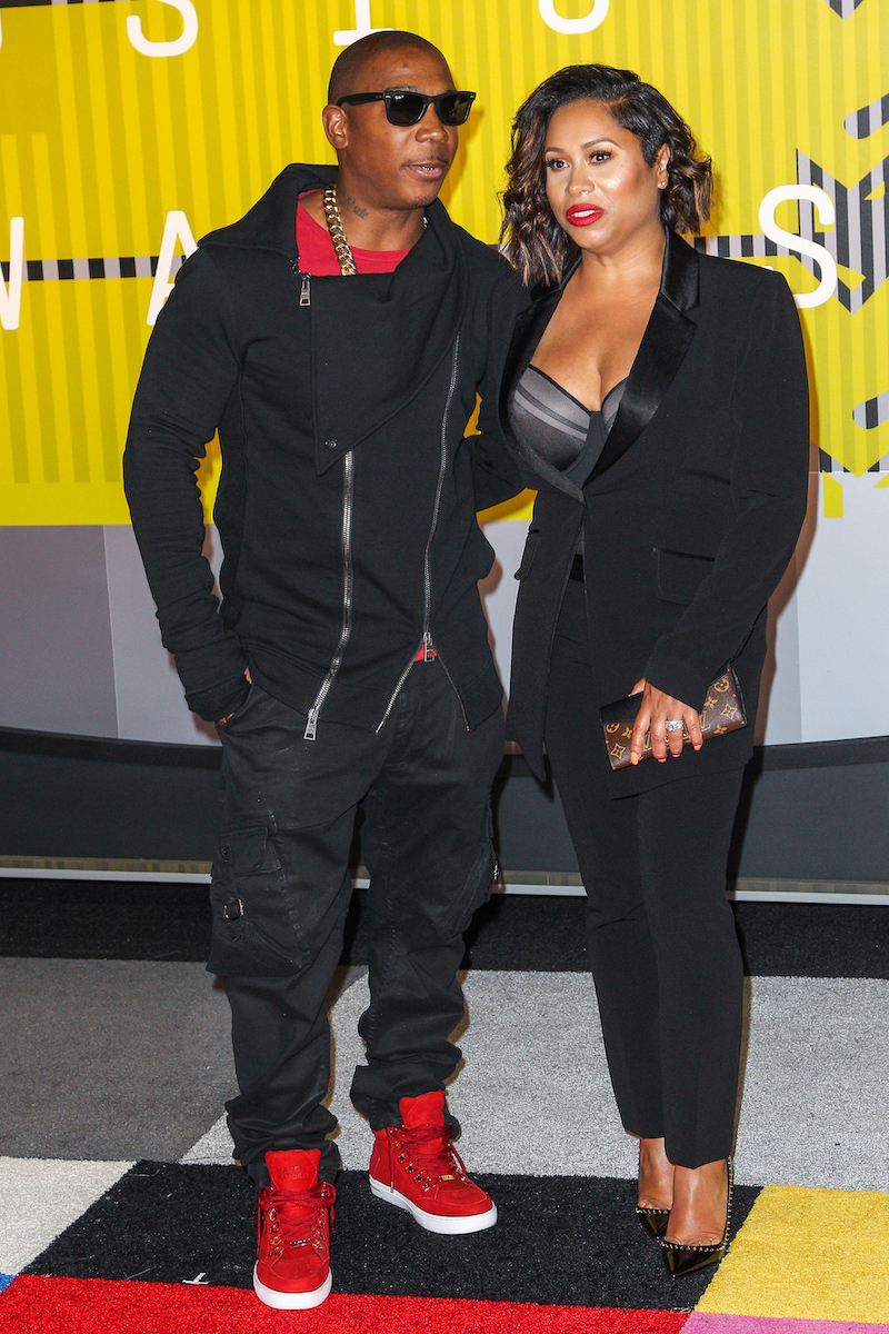 Ja Rule and Aisha Atkins at the 2015 MTV Video Music Awards