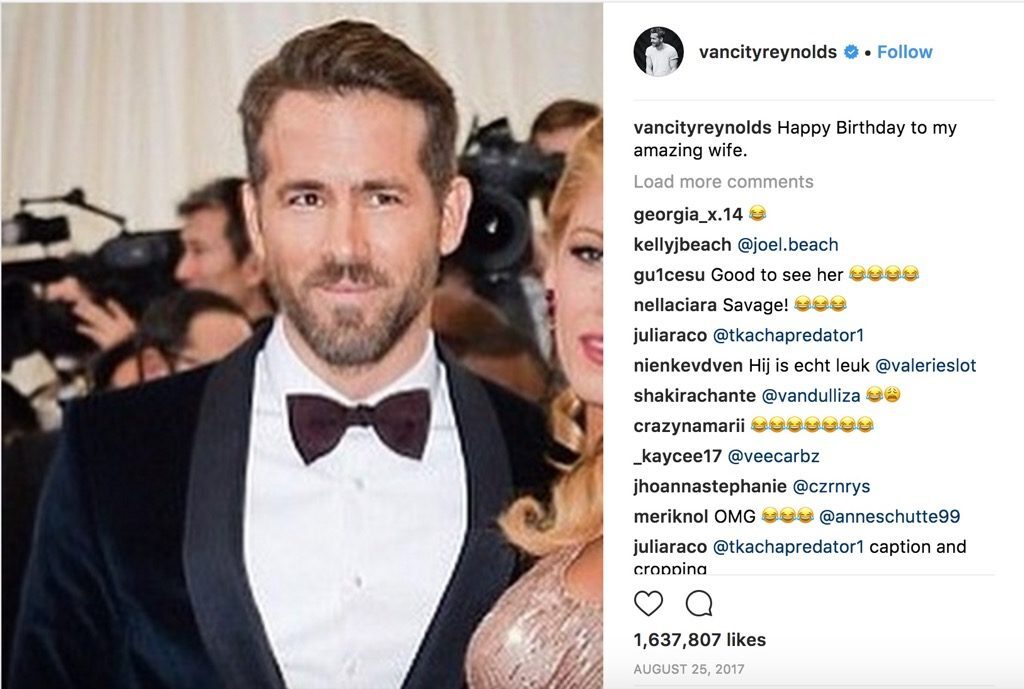 Ryan Reynolds funniest celebrity photos