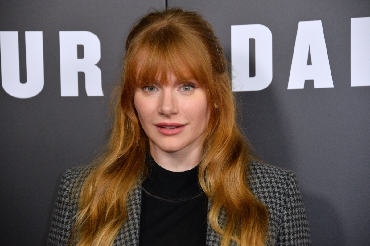 Bryce Dallas Howard at the premiere of 'Darkest Hour' in 2017