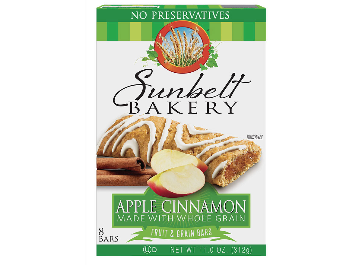 sunbelt fruit grain cereal bars apple cinnamon