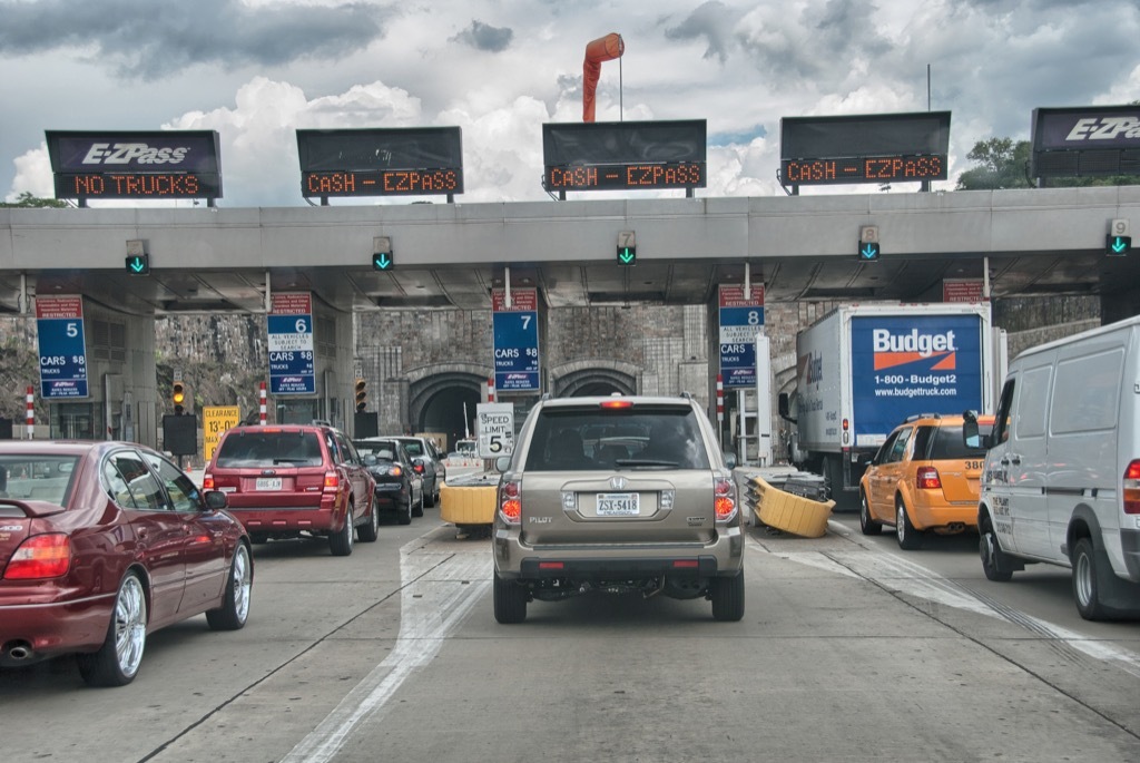 new jersey lincoln tunnel busiest road every state