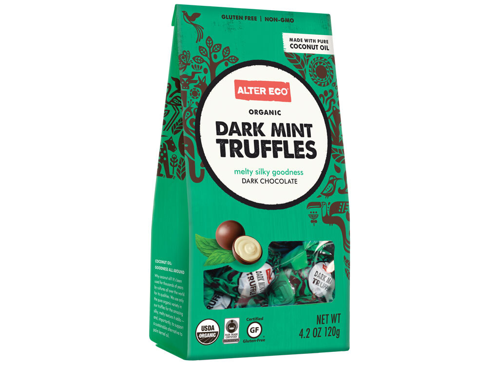 Alter Eco dark mint truffles