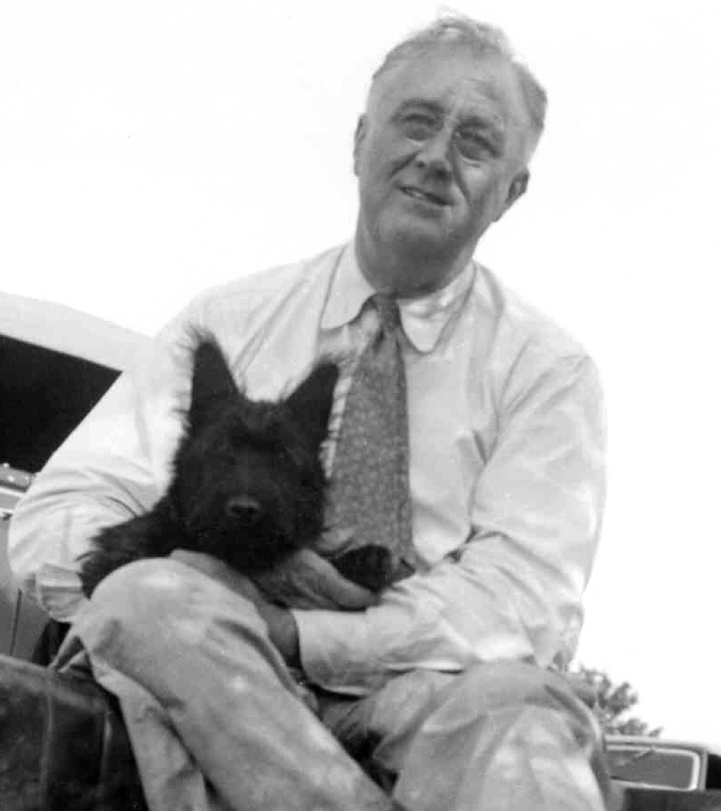 FDR and his dog, Fala