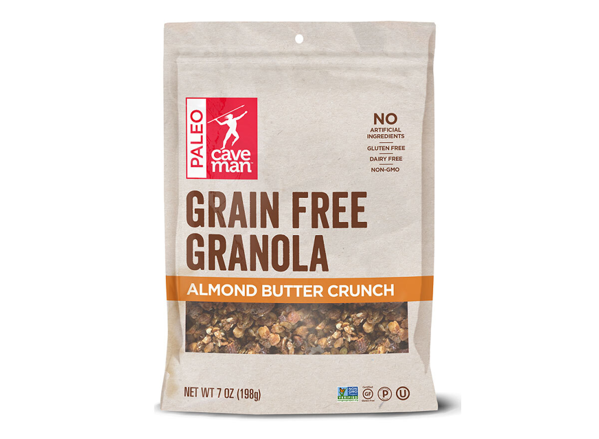 caveman foods grain free granola almond butter crunch