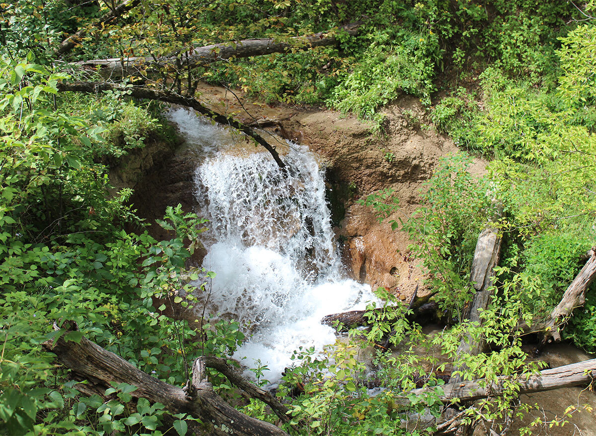waterfall at smith falls state park nebraska