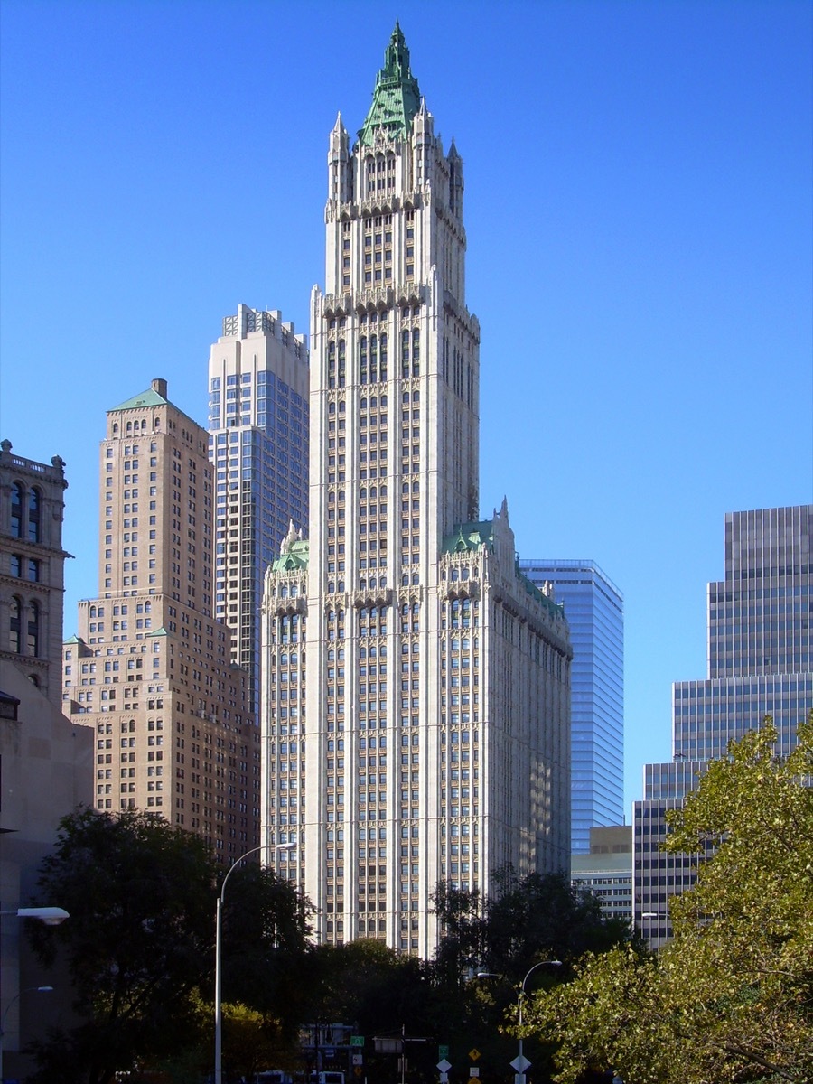 woolworth building new york tallest buildings
