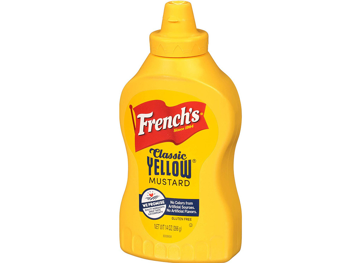 frenchs yellow mustard in container