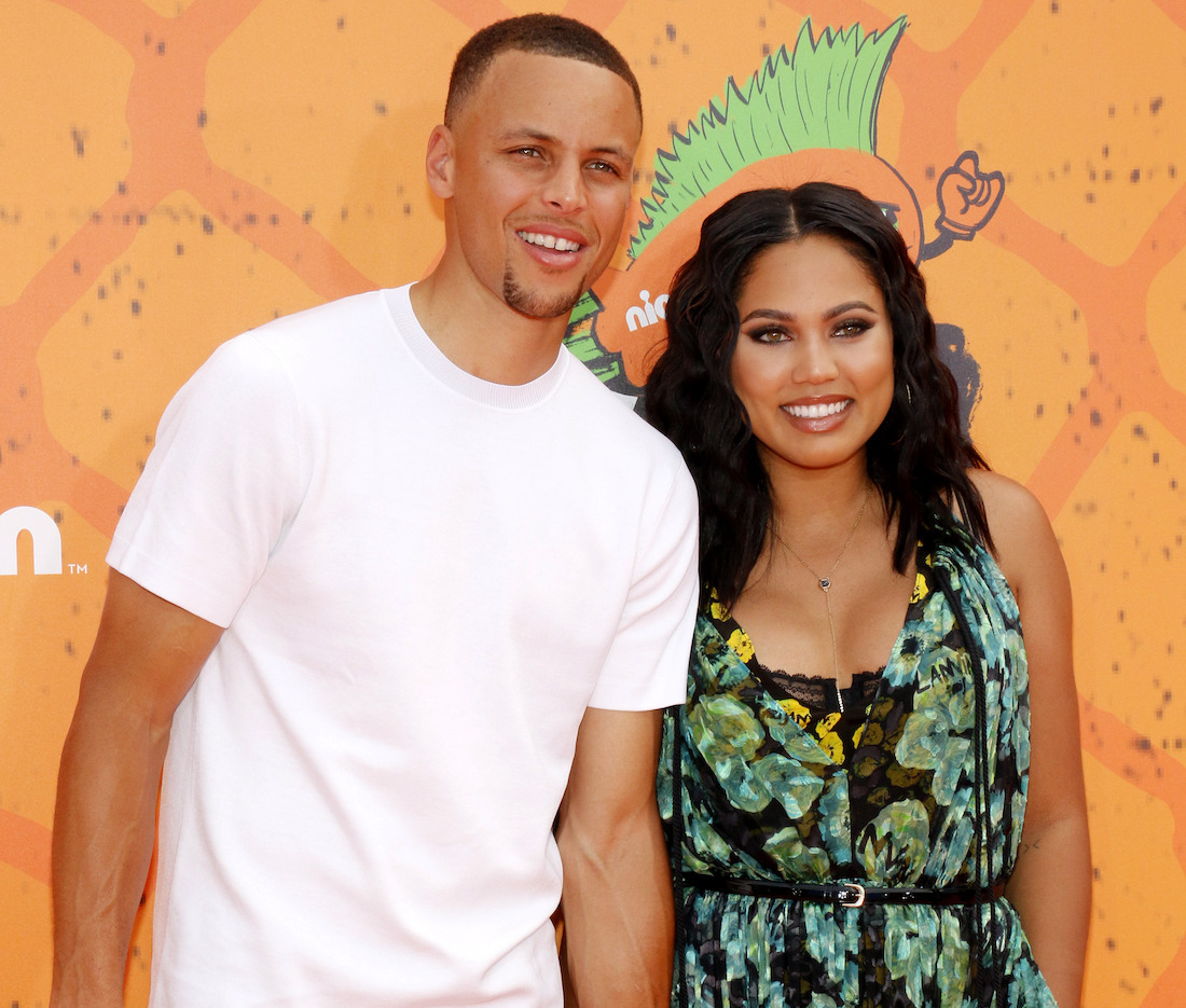 Stephen Curry and Ayesha Curry at the Nickelodeon Kids' Choice Sports Awards in 2016