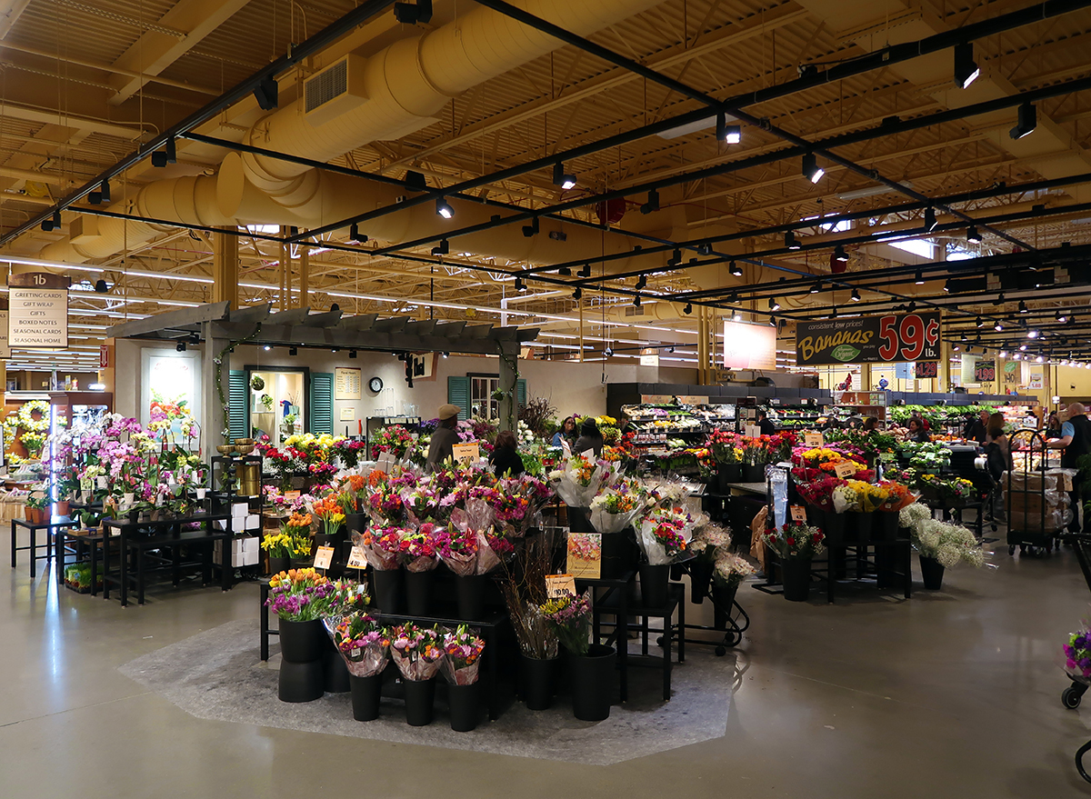 flower selection at wegmans